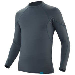 <b>Men's</b> Long Sleeve Rash Guard Quick Dry <b>Compression</b> <b>Shirt</b> Dark Gray Full Sleeve Sportswear Top - Product Image 3