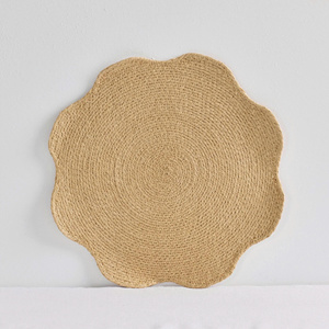 Vietnam Handmade Woven Placemat Wholesale Supplier Flower Woven Placemat Decorative Dining Table <b>Accessory</b> OEM ODM - Product Image 1