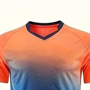 โลโก้แบบกำหนดเอง คุณภาพสูง ประสิทธิภาพเยี่ยม น้ำหนักเบา สวมใส่สบาย ผ้าโพลีเอสเตอร์ ผู้จัดจำหน่ายชั้นนำ ชุดกีฬา ชุดฟุตบอล - Product Image 3