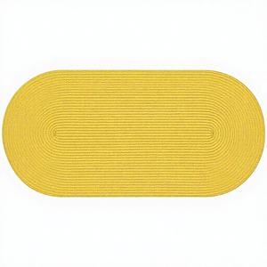 Producto Más Vendido, Mantel Individual Ovalado Amarillo Hecho de Poliéster, Mantel Decorativo para Mesa de Comedor Interior y Exterior para el Hogar - Product Image 2