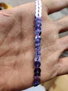 5 Meter/Roll Craft Trims Decorative Laser Glitter Holographic <b>Sequin</b> 6mm Flat Round Pvc <b>Sequin</b> Lace DIY Garment Accessories - Product Image 6