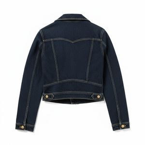 Nouvelle veste en jean pour femmes, veste en jean de haute qualité en toile et peau de mouton pour femmes - Product Image 4