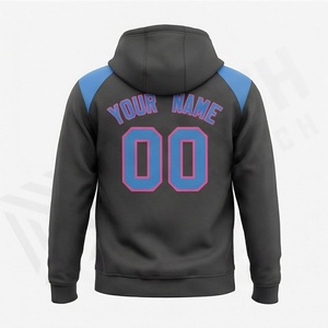 Sudaderas con Capucha y Cremallera OEM, 100% Algodón, Diseño de Cremallera Completa, Patrón Impreso, para Estudiantes, Atletas, Personal Corporativo, Logotipo Personalizado, Color Personalizado - Product Image 2