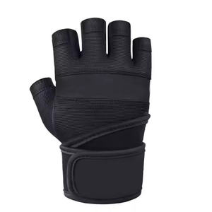 Guantes de Piel sin Dedos para Levantamiento de Pesas, Cierre de Velcro, Antideslizantes, Transpirables, para Gimnasio, Entrenamiento, Fitness, Tácticos - Product Image 6