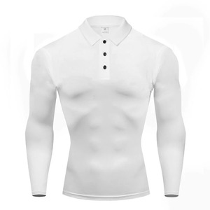 Polo de golf à manches longues pour homme, séchage rapide, évacuation de l'humidité, léger, sport, fitness, décontracté, col classique, dernier design - Product Image 6