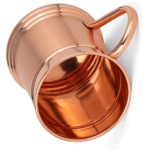 Durable Copper Mule <b>Mug</b> with Strong Handle Ideal for Cocktails Mocktails and Party Serving from Indian Supplier for Bulk Export - Product Image 4