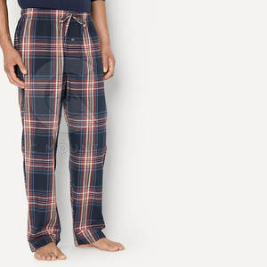 Conjunto de Pijama de Algodón para Hombre, Ropa de Dormir Cómoda para el Hogar, Corte Relajado, Suave y Transpirable, para Verano e Invierno - Product Image 2