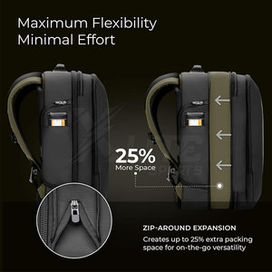 Premium Durable Polyester Zipper Closure Convertible Backpack Duffel Comfortable Grip Stitching Smooth Design for Gym Sports Use - Product Image 4