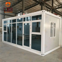 Portes et fenêtres spéciales en alliage d'aluminium Cbox/murs rideaux en verre pour maison préfabriquée en conteneur