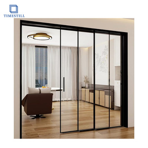 <span class=keywords><strong>Puerta</strong></span> <span class=keywords><strong>corredera</strong></span> con enlace OPK de aspecto sin marco, <span class=keywords><strong>vidrio</strong></span> templado de 8mm, sistema de riel de techo - Product Image 6