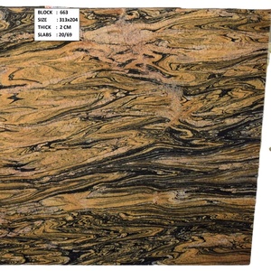 กระเบื้องและแผ่นหินแกรนิตฟิวชั่นโกลด์ขัดเงาสำหรับเคาน์เตอร์และโครงการครัวในบ้านพักตากอากาศ - Product Image 6