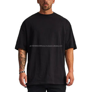 Wholesale Customized Print Logo Lightweight Oversized Baggy Loose <b>Men's</b> T <b>shirt</b> Short Sleeve Solid Color T <b>Shirt</b> For <b>Men</b> - Product Image 3