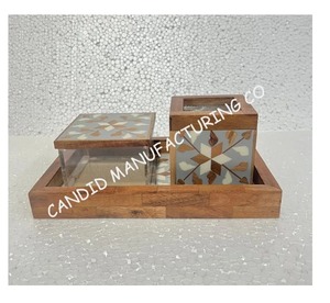 Juego de Quemadores de Incienso de Sándalo Hechos a Mano con Soporte para Bakhoor, Aroma Lujoso a Oud, Decoración Islámica de Aromaterapia, Ecológico - Product Image 2