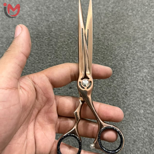 Ciseaux de coiffure professionnels en acier inoxydable, lame tranchante, manche court, pour droitiers, ciseaux de coupe de cheveux - Product Image 3