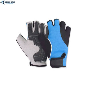 Gants de cyclisme d'été personnalisés OEM d'usine, respirants, avec poignées antidérapantes en gel, demi-doigts, légers pour VTT et vélo de route - Product Image 6