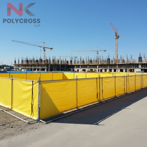 Bâche de sécurité ignifuge pour chantier, résistante aux déchirures et imperméable, pour chantiers de construction et couvertures extérieures temporaires - Product Image 3