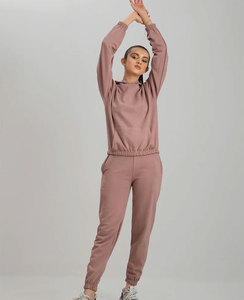 Las señoras usan chándal deportivo para mujeres de talla grande personalizado 100% algodón Unisex chándal venta al por mayor de gran tamaño pulóver chándal - Product Image 3