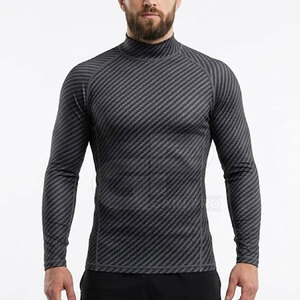 Ergonomic Football Compression Shirt Offering Flexible Movement And Breathable Comfort For Training And <b>Athletic</b> Activities - Product Image 4