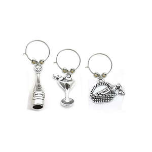 Kit de Accesorios de Cristalería de Lujo para Fiestas, con Adornos Hechos a Mano e Identificadores de Bebidas Personalizados para Invitados - Product Image 2