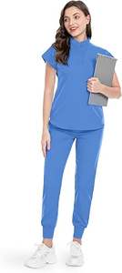 Uniforme Médico Premium para Enfermeras, Conjunto de Blusa y Pantalón, Tela Suave y Elástica, Ropa de Trabajo para Hospitales, Clínicas y Personal de Enfermería - Product Image 6