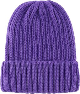 Gorro de Punto para Mujer, con Puño Elástico, 100% Acrílico, para Invierno y Esquí - Product Image 4