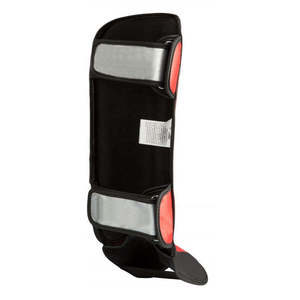 Protège-tibias et protège-pieds en cuir noir personnalisés, de haute qualité, écologiques, respirants et élastiques pour le kick-boxing - Product Image 3