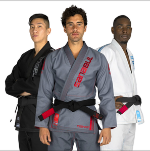 Kimono d'entraînement IBJJF BJJ Gi pour hommes, en coton tissé perlé pré-rétréci, léger et extensible, tissu 400g. - Product Image 1