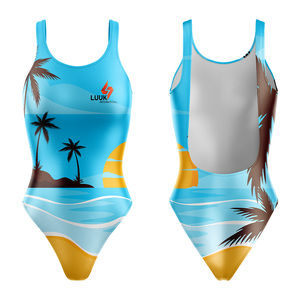 Traje de Baño de Talla Grande para Mujer, de Una Pieza, Cintura Alta, Control de Abdomen, Traje de Baño Modesto, Venta al por Mayor OEM, Ropa de Playa y Resort - Product Image 6