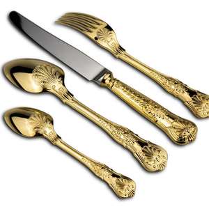 Un ensemble de couverts tendance améliore l'ambiance générale de la salle à manger et garantit une fiabilité pour les aliments lourds comme les steaks ou les pâtes. - Product Image 4