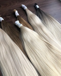 Extensiones de cabello a granel de doble calidad Ombre Color 50cm cabello vietnamita crudo 100% de alta calidad - Product Image 3