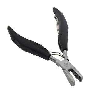 Professional Stainless Steel Flat Tip Hair Extension <b>Pliers</b> <b>Set</b> for Installation and Removal - Product Image 1