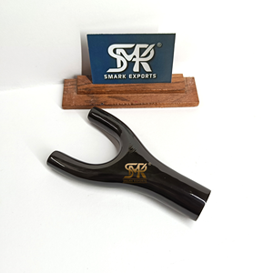 Bâton de marche en corne de buffle naturelle et écologique, avec poignée ergonomique, fait main, poli, prise en main durable, pour bâtons de marche classiques et modernes - Product Image 6