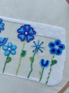 Handcrafted Embroidered Beaded Coin Pouch Luxury <b>Mini</b> Wallet with Premium Artisan Detailing - Product Image 3