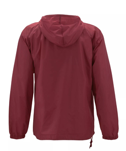 Wholesale Men's Hooded Windbreaker Jackets with Custom Colors & Logo Low MOQ Breathable Eco-Friendly Letter Pattern - Product Image 1