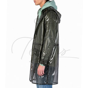 Veste de pluie imperméable pour homme, légère, pliable, avec capuche, coupe-vent - Product Image 6