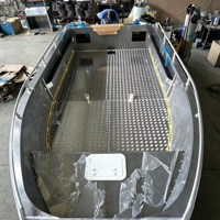 YAMANE 6.5m 21ft Certification CE, Console de direction de bateau en aluminium bon marché, bateau de pêche