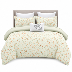 OS Wholesale Luxury Floral Printed Reversible AC <b>Comforter</b> <b>Set</b> – Soft Microfiber All Season Bedding <b>Set</b> with Pillow Covers - Product Image 4
