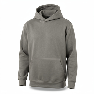 Sweat-shirts d'hiver pour hommes 100 % coton anti-boulochage avec doublure polaire sur le devant, impression en relief, commandes personnalisées, vente en gros, vêtements de sport - Product Image 6