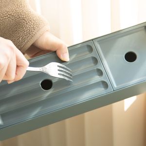 Multiuso 2-Pack cassettiera scatola portaoggetti Organizer per cucina bagno scrivania ufficio gioielli trucco-per l'utilizzo Multi-spazio - Product Image 2