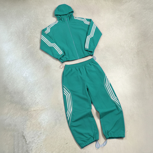 Custom Logo Nylon Windbreaker <b>Tracksuit</b> StreetWear Sportswear Set Men Two piece Zippers Windbreak Oversized <b>Tracksuit</b> - Product Image 4