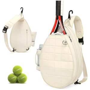 Bolsa de Tenis Unisex Personalizada para Exteriores – Mochila de Poliéster con Compartimento para Zapatos - Product Image 5