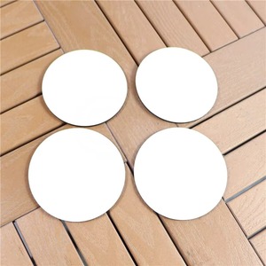 Sublimation Blank MDF Handmade <b>Coasters</b> Heat Transfer Round <b>Drink</b> <b>Coaster</b> with Cork Base 9 CM Diameter From REHMAN CRAFT - Product Image 3