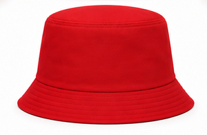 Chapeau Bob Unisexe Personnalisé avec Logo Imprimé Graffiti Rouge Streetwear – Chapeau de Soleil en Toile de Coton Hip Hop – Vente en Gros - Product Image 2