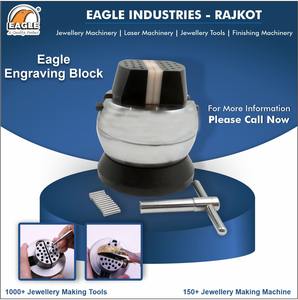 Bloc d'accessoires de fabrication Eagle avec gravure Eagle pour outils et équipements de fabrication de bijoux - Product Image 1