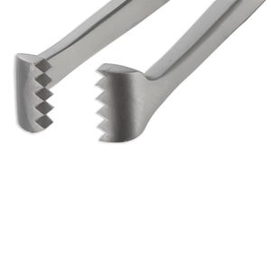 Pinces Allis 34 cm Courbées Gauche, Mâchoires Larges 6 mm, Tige 7 mm, Acier Inoxydable, Certifiées CE ISO, Manuelles, Vente en Gros B2B, Fabricant - Product Image 4