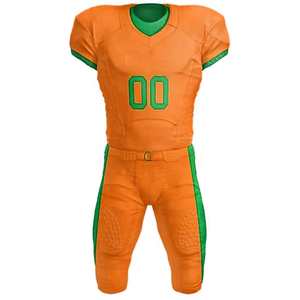 Uniforme de football américain personnalisé en polyester à manches courtes pour équipe adulte, avec logo sur mesure, idéal pour l'entraînement et les clubs, vente en gros - Product Image 4