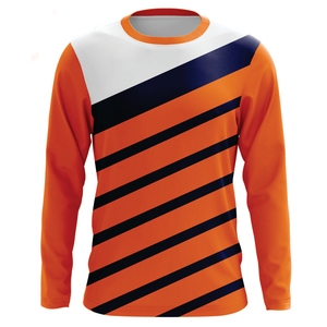 Custom Blank <b>Soccer</b> Football Goalkeeper Training Jerseys-High Quality Unisex Adult 100% Polyester Breathable Sweat-Wicking - Product Image 1