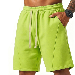 Shorts d'extérieur haute performance en molleton de coton, coupe classique, matière douce, confortables pour le quotidien, bas décontractés et actifs - Product Image 3