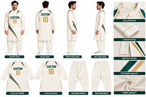 Custom <b>Men's</b> Sublimation <b>Shalwar</b> <b>Kameez</b> Sports Uniform OEM Traditional Pakistani Wear - Product Image 6