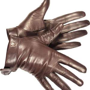 Gants en cuir longs style opéra et gants thermiques d'hiver décontractés de couleur turquoise sans doublure - Product Image 6